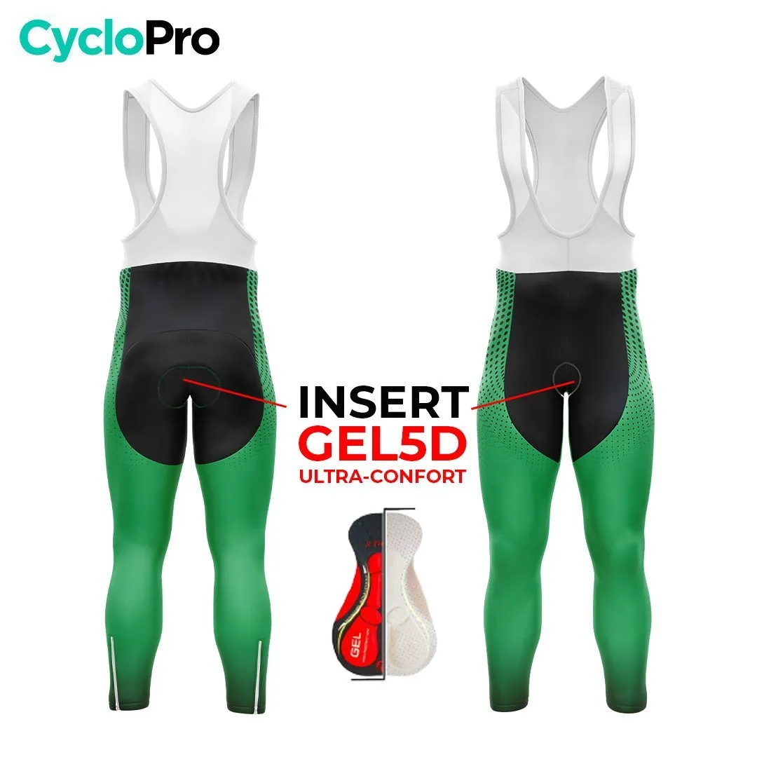 COLLANT CYCLISTE HIVER HOMME / VERT - DIMENSION+