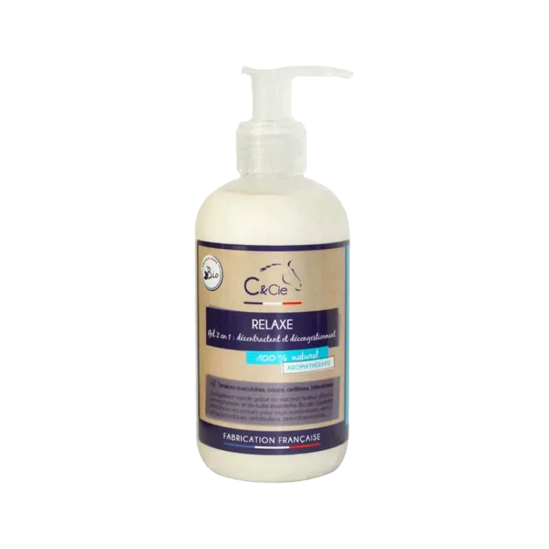 Compagnons & Cie - Gel de massage décontractant & décongestionnant Relaxe 250 ml