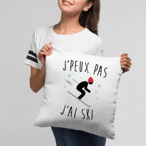 Coussin J'peux pas j'ai ski