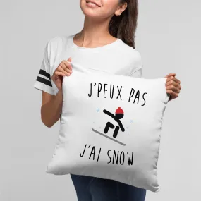 Coussin J'peux pas j'ai snow