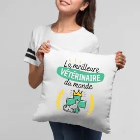 Coussin La meilleure vétérinaire du monde