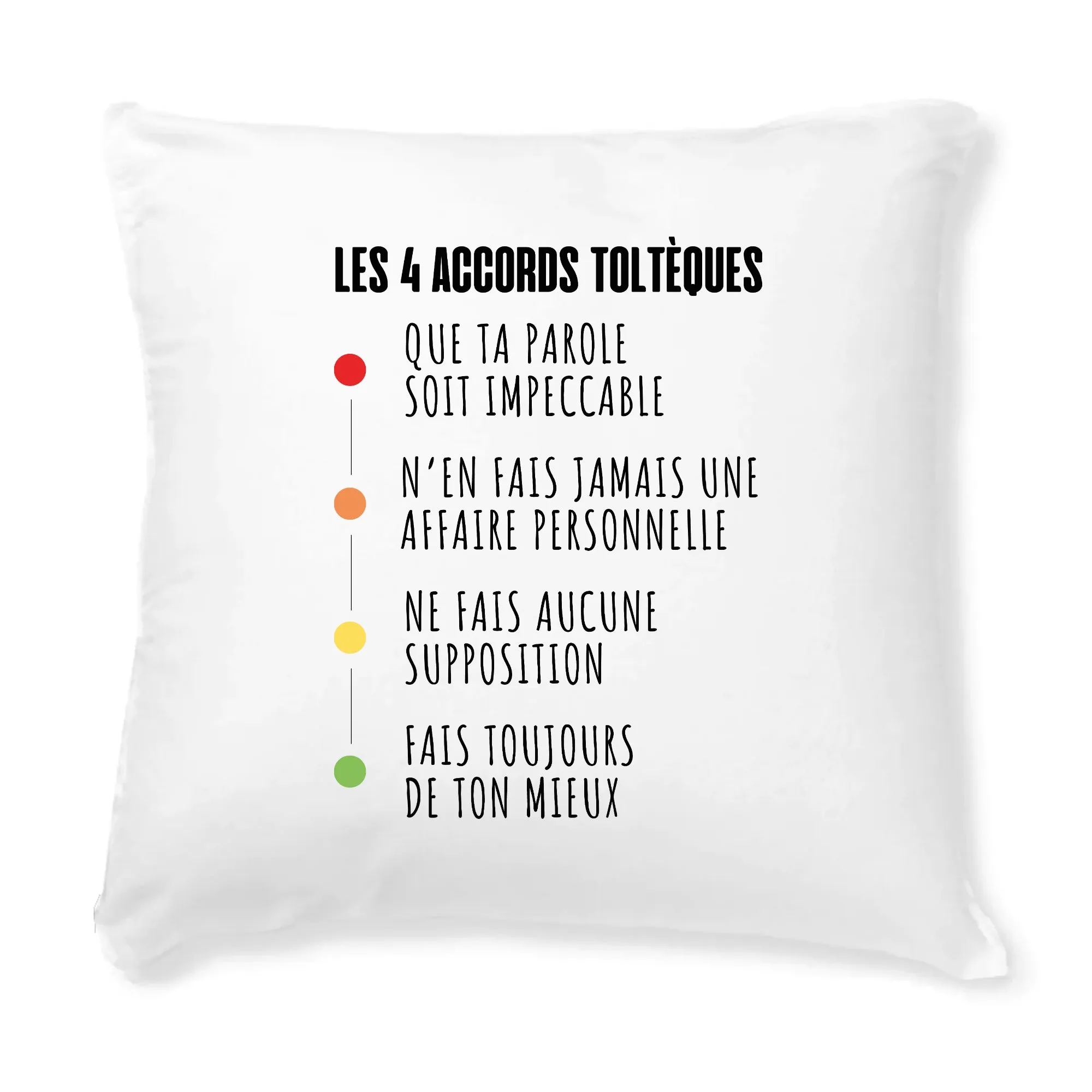 Coussin Les 4 accords toltèques