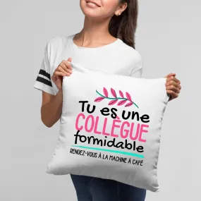 Coussin Tu es une collègue formidable