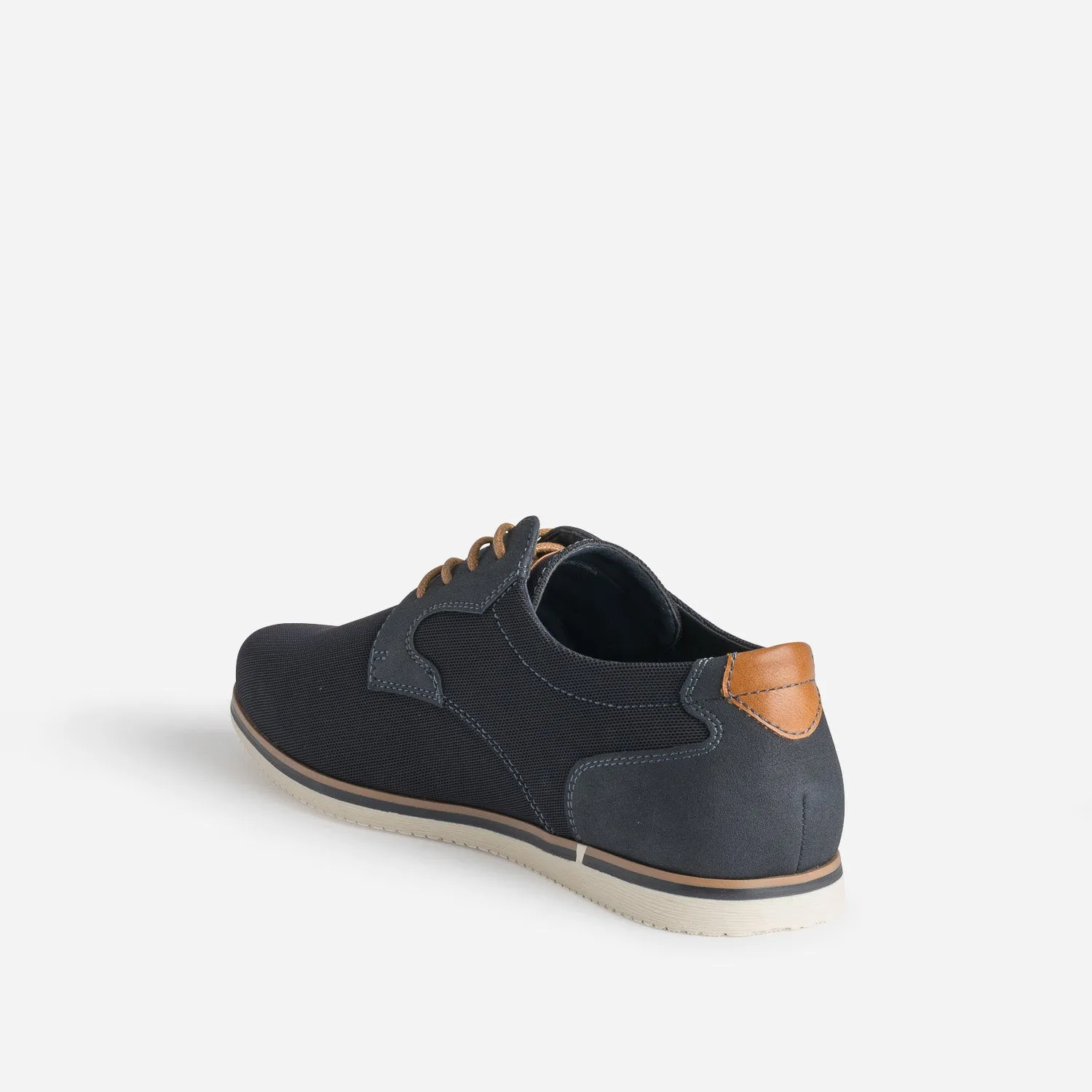 Derby confort marine en toile - Chaussures de ville Homme | ERAM