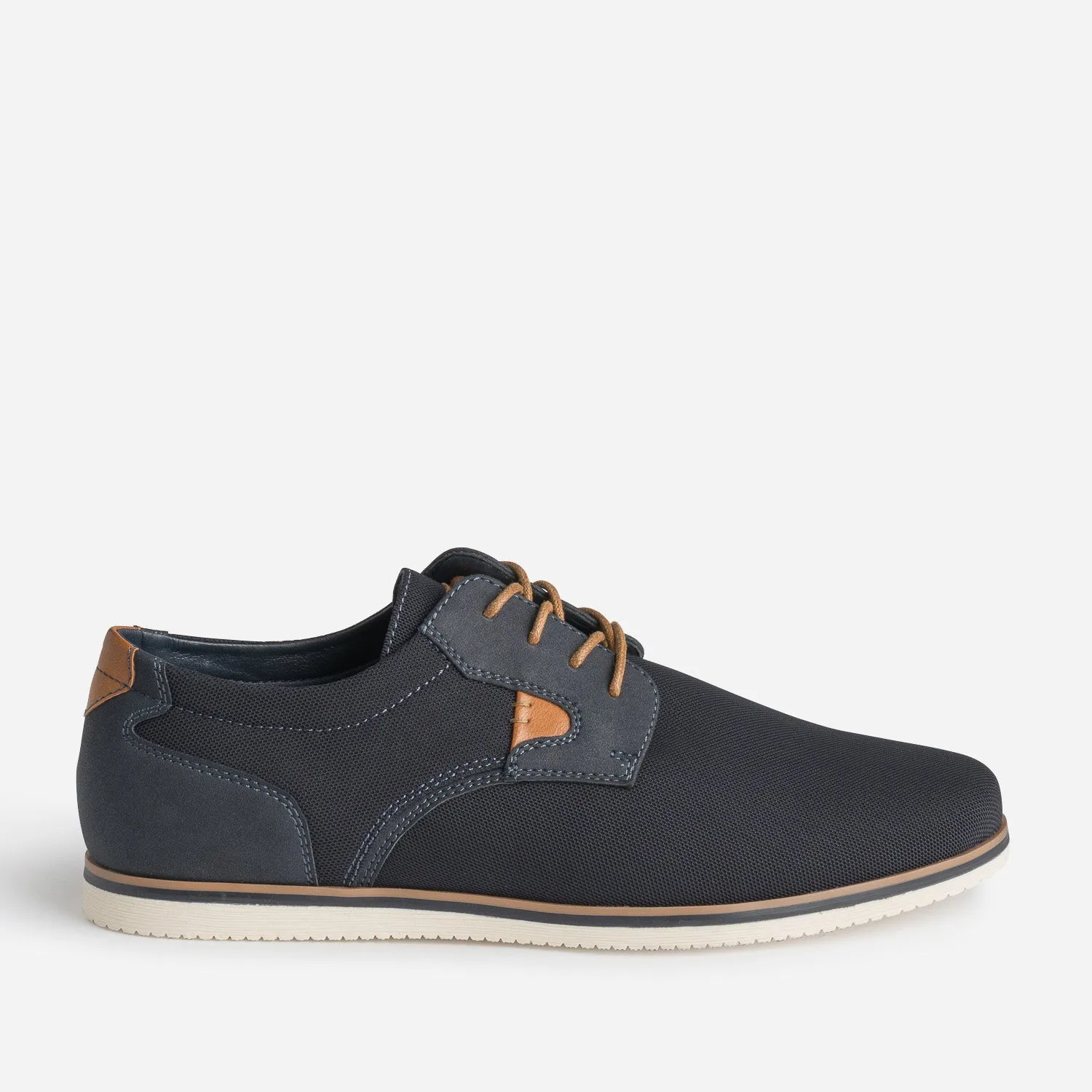 Derby confort marine en toile - Chaussures de ville Homme | ERAM