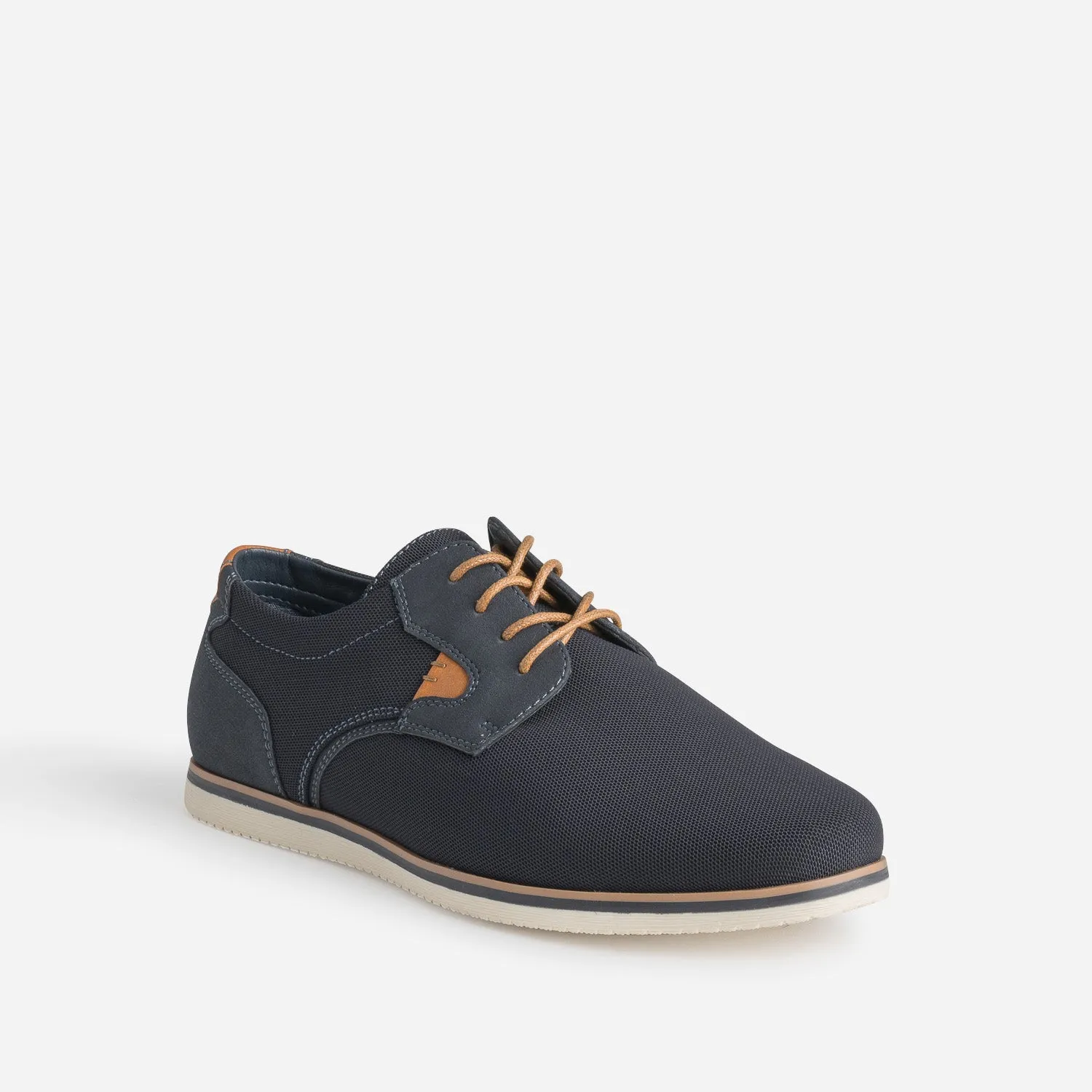 Derby confort marine en toile - Chaussures de ville Homme | ERAM