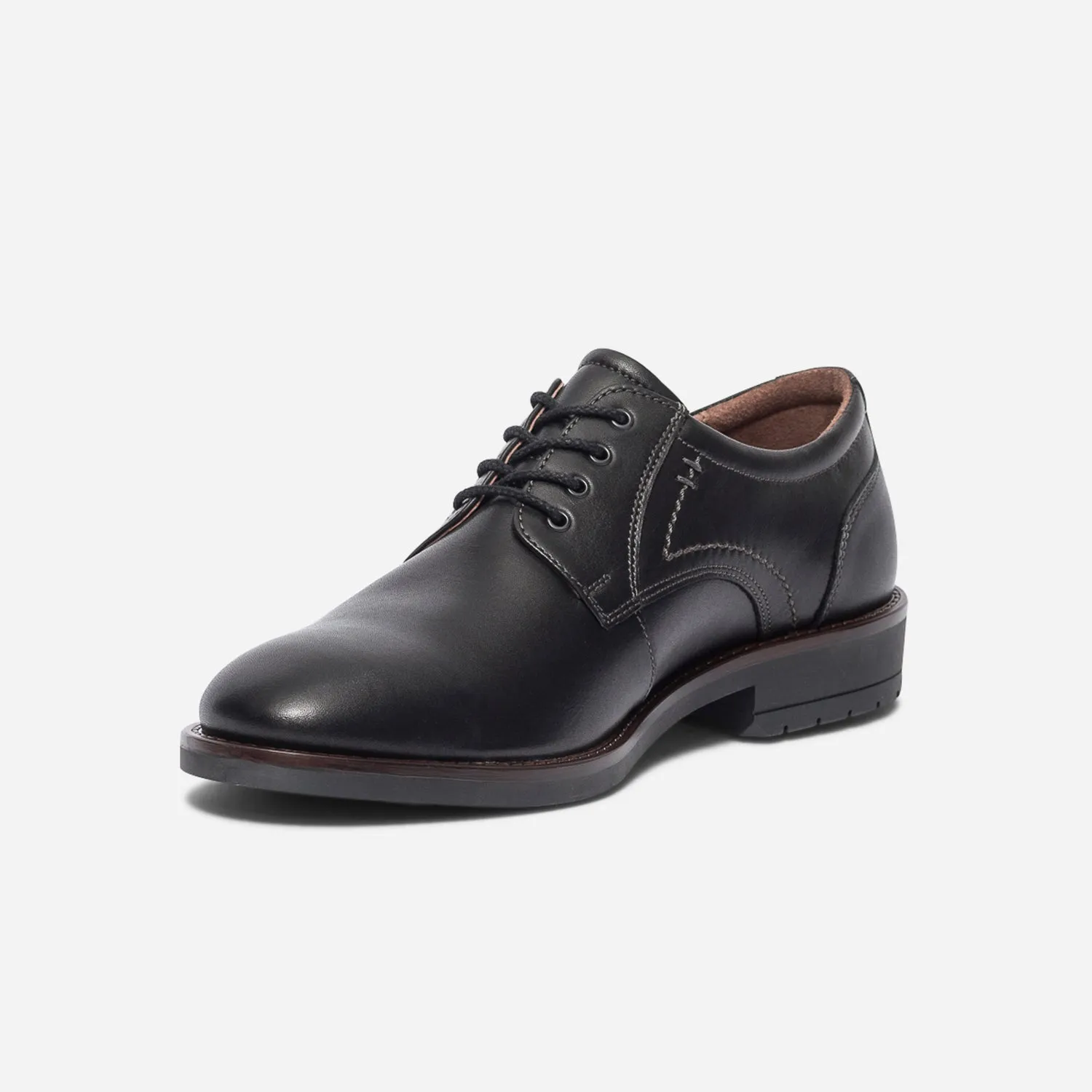 Derby confort noir en cuir - Chaussures de ville Homme | ERAM