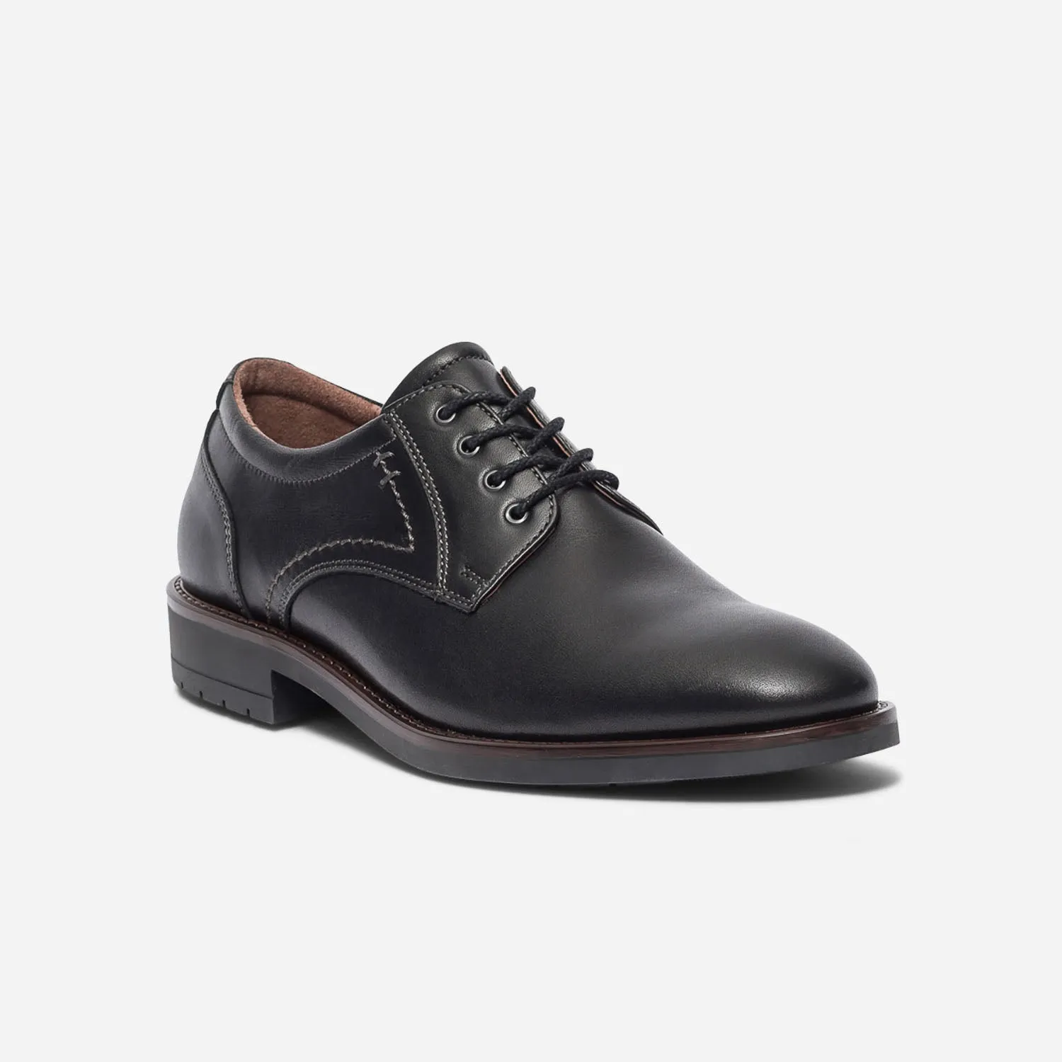 Derby confort noir en cuir - Chaussures de ville Homme | ERAM