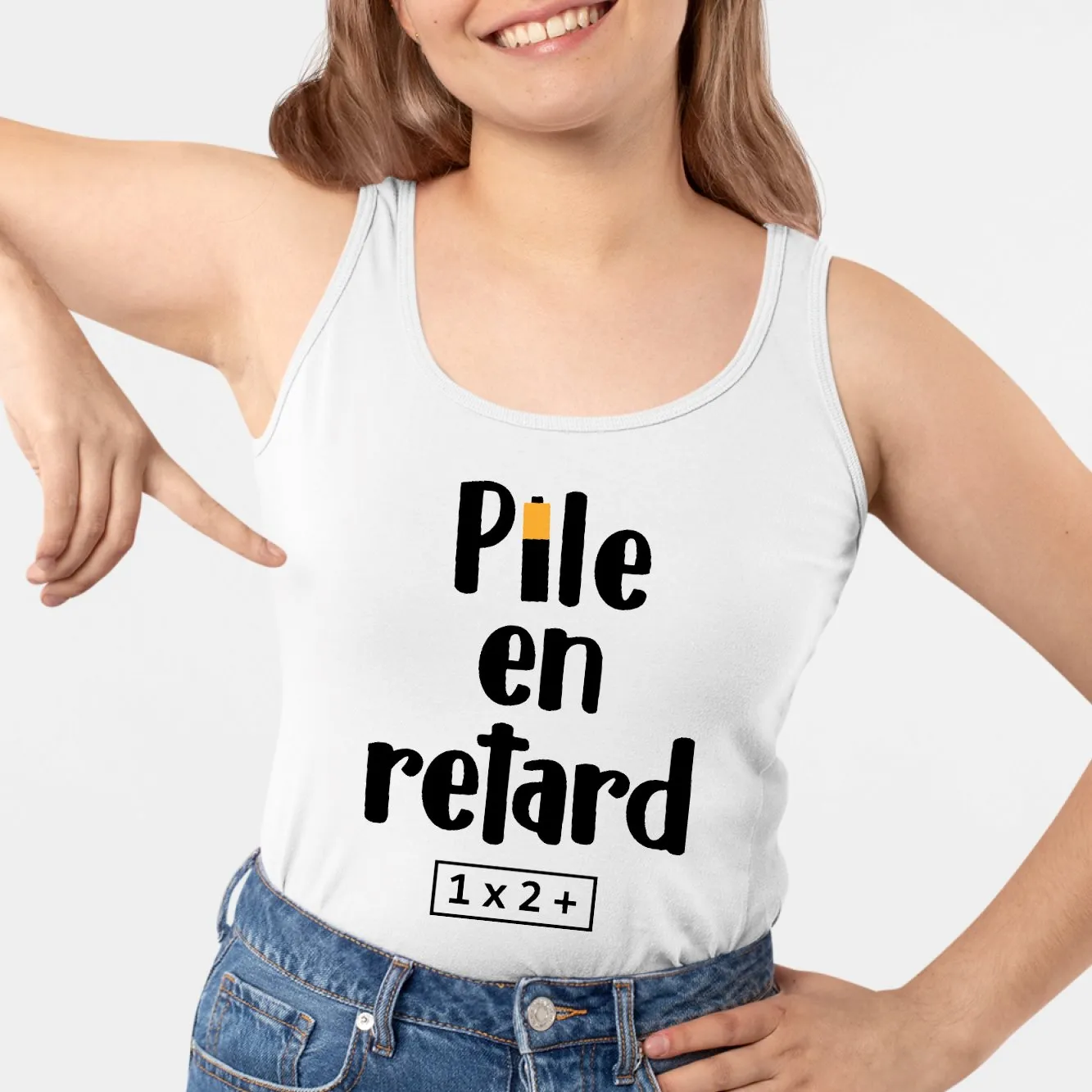 Débardeur Femme Pile en retard