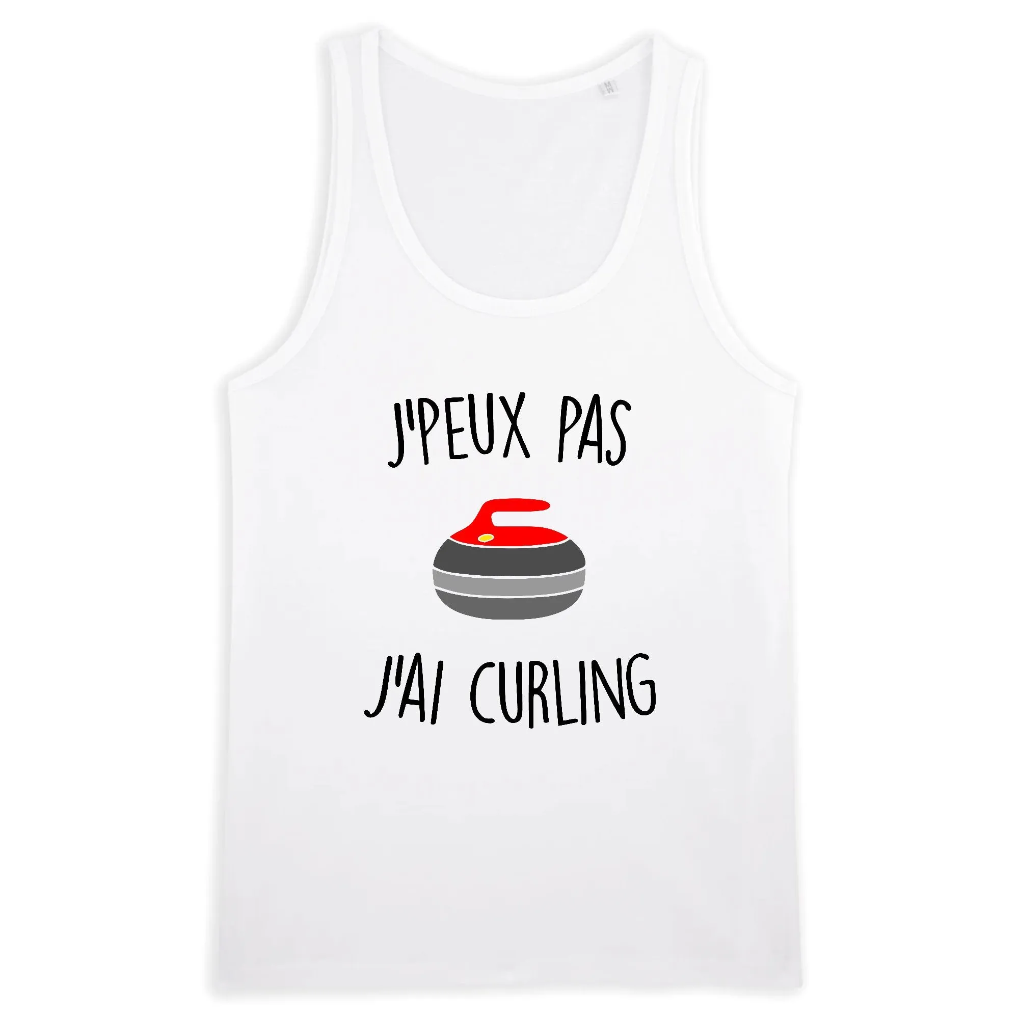 Débardeur Homme J'peux pas j'ai curling