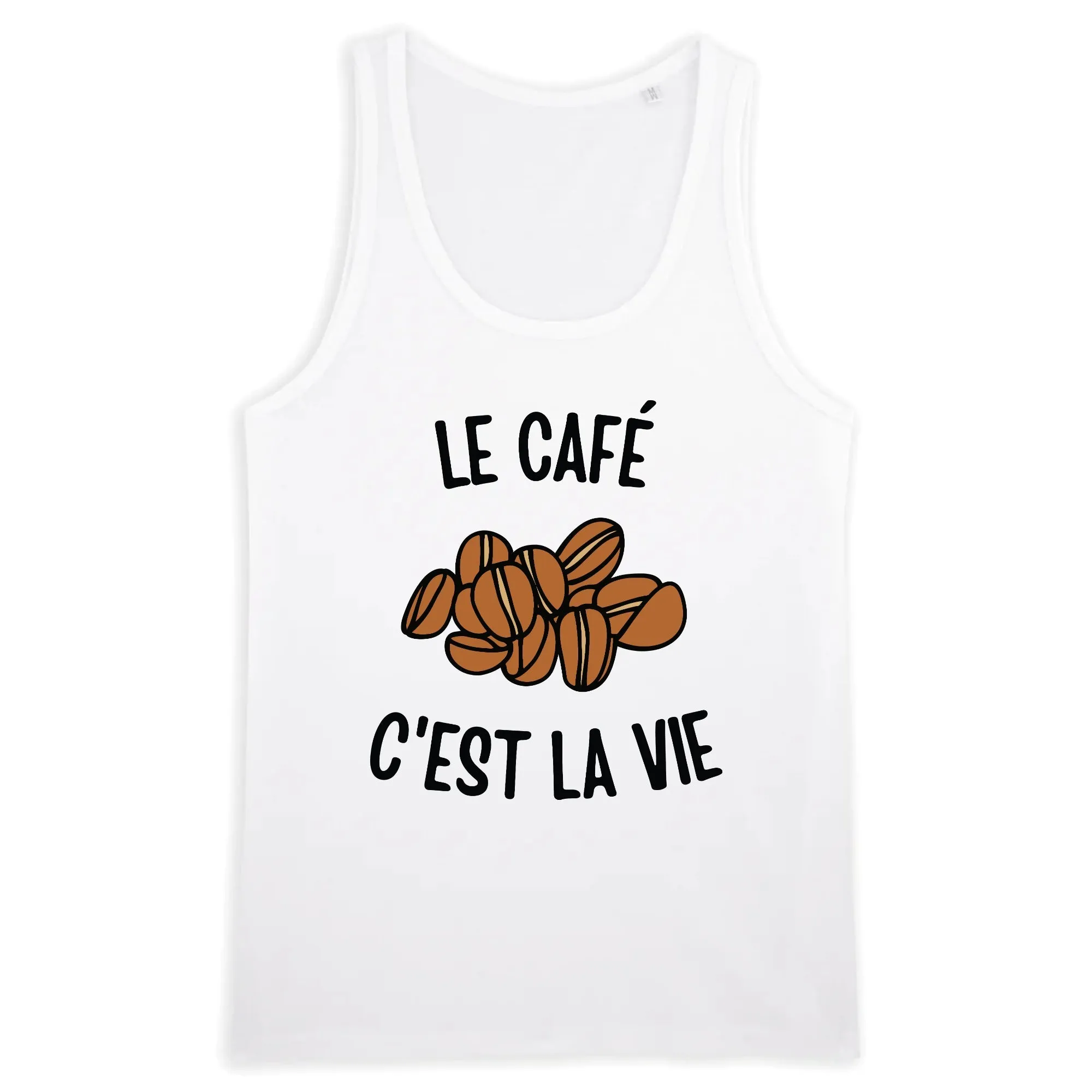 Débardeur Homme Le café c'est la vie