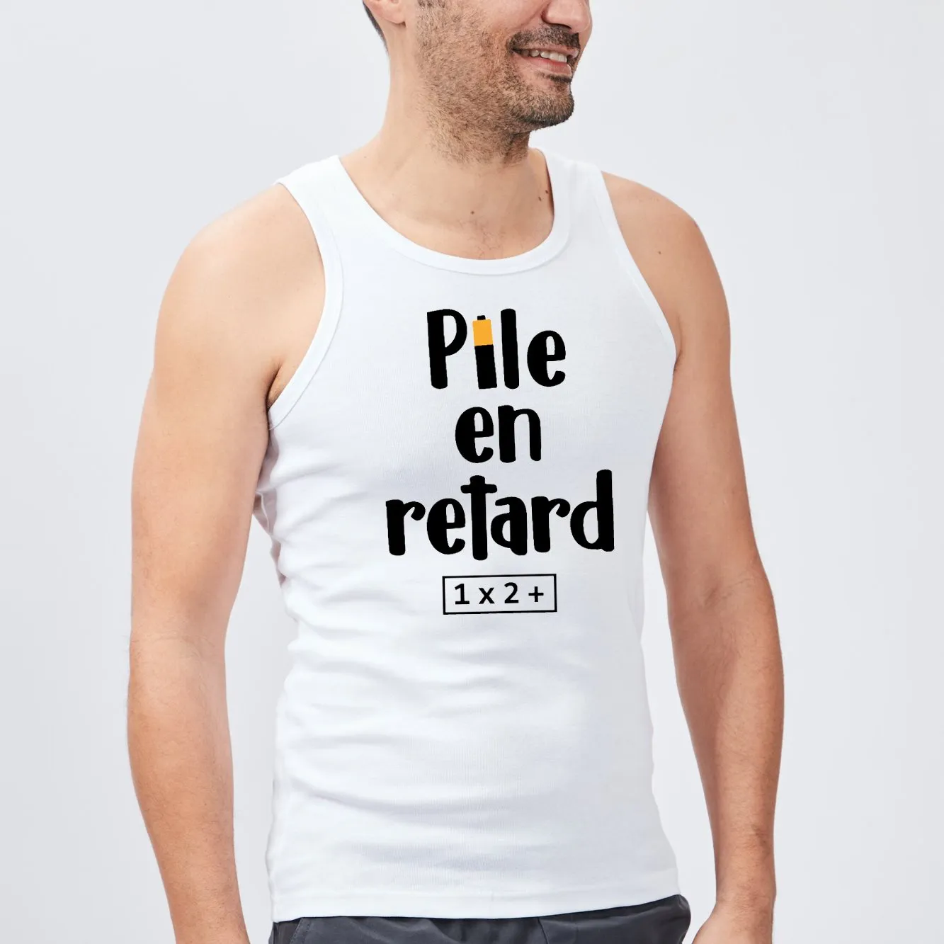 Débardeur Homme Pile en retard