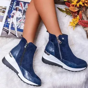 Femmes - Bottines - Cuir Élégant - Confortables et Polyvalentes pour T