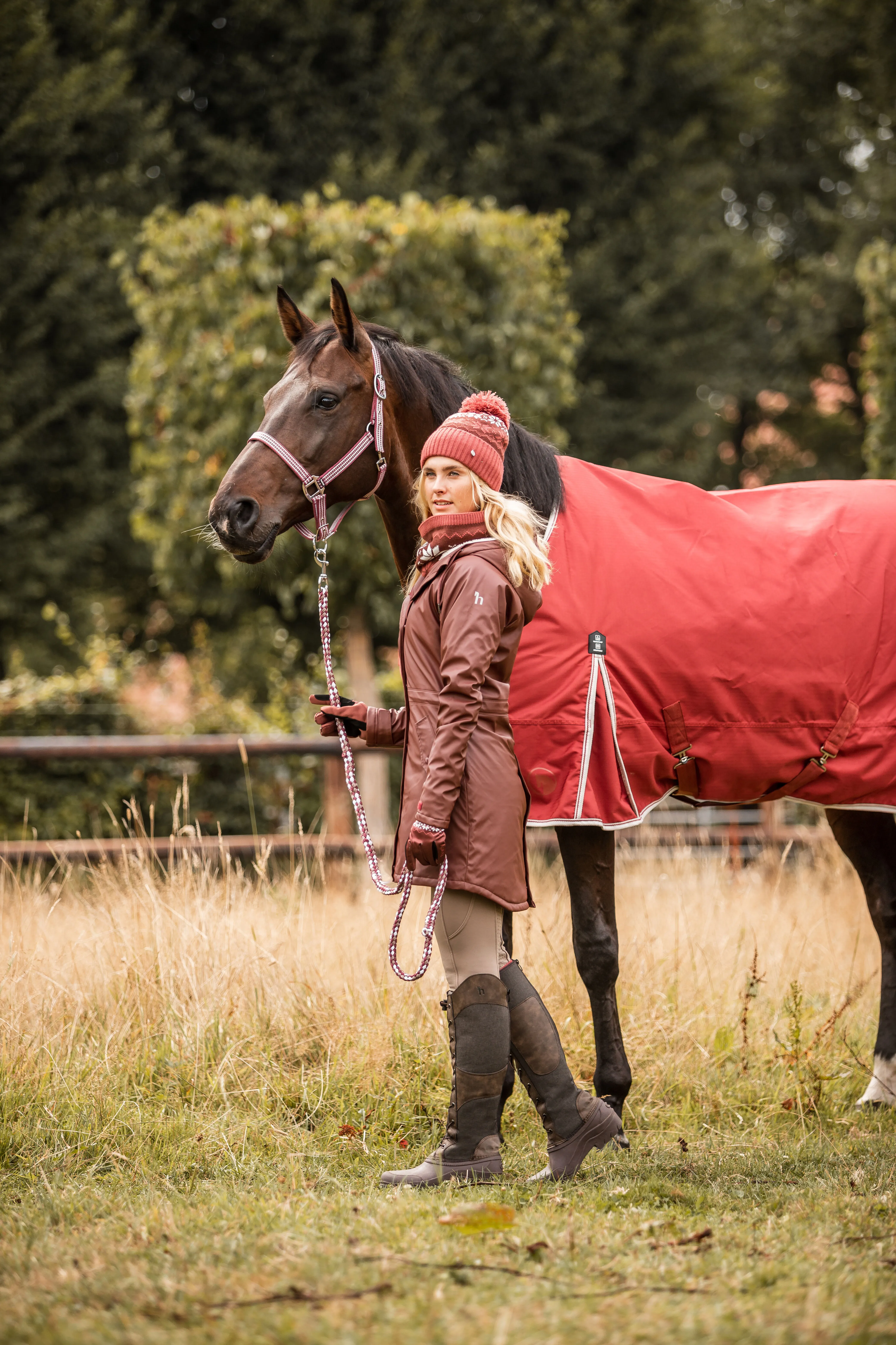 Horze Imperméable d'hiver femme Dania avec doublure polaire