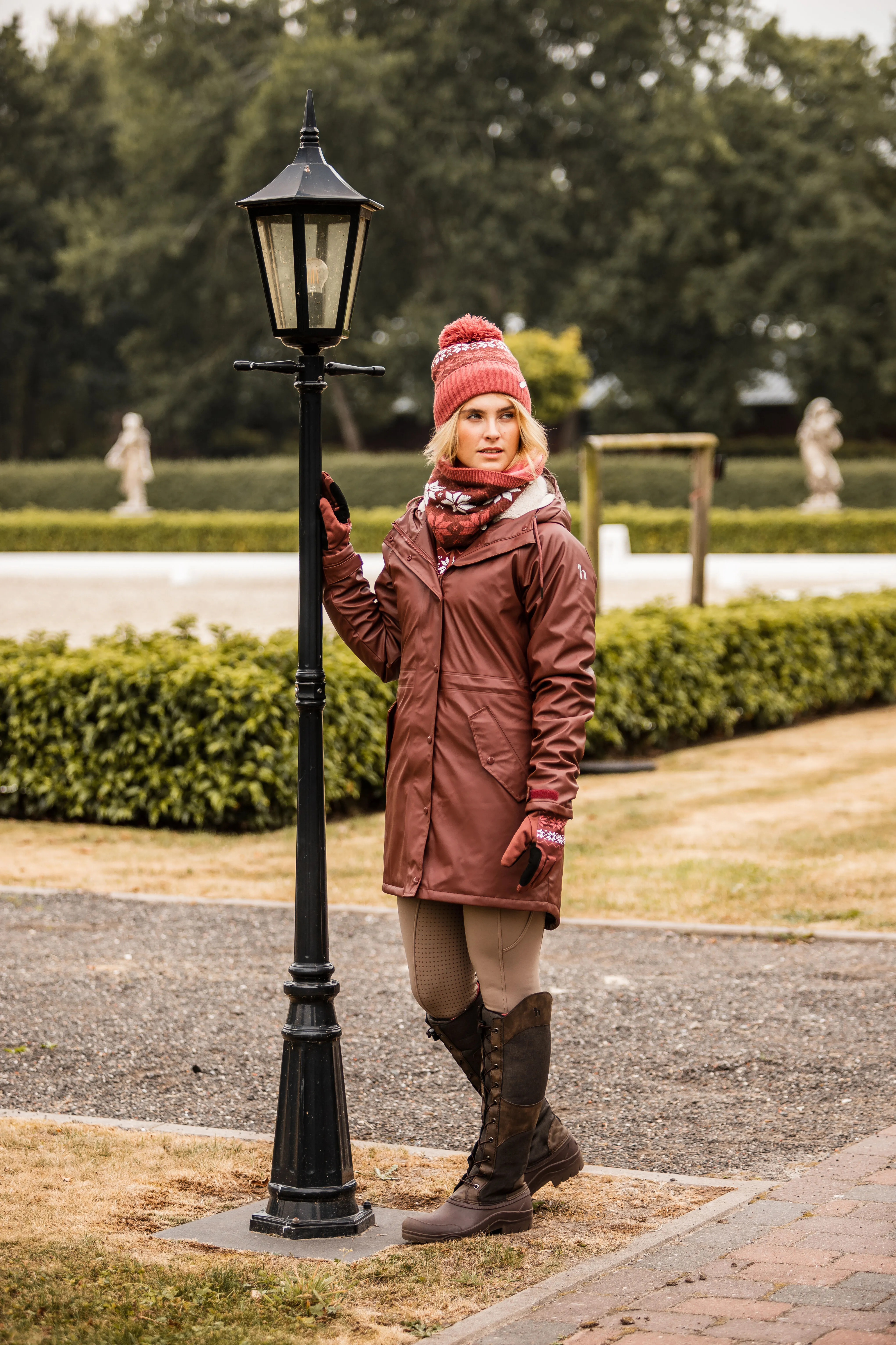 Horze Imperméable d'hiver femme Dania avec doublure polaire