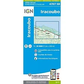 IGN 4707 SB IRACOUBO 1 25 000