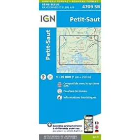 IGN 4709 SB PETIT SAUT 1 25 000