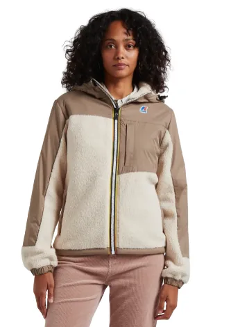 K-WAY Polaire Neige Orsetto beige