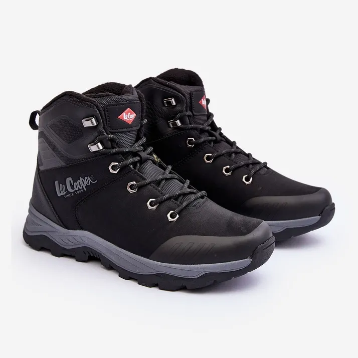 Lee Cooper Chaussures de randonnée Trappers LCJ-23-01-2045M pour hommes Noir le noir