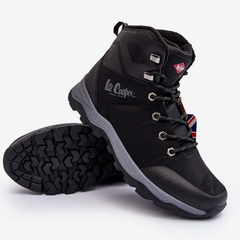 Lee Cooper Chaussures de randonnée Trappers LCJ-23-01-2045M pour hommes Noir le noir