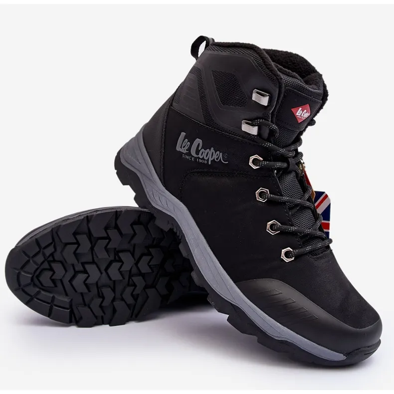 Lee Cooper Chaussures de randonnée Trappers LCJ-23-01-2045M pour hommes Noir le noir