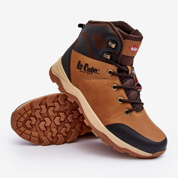 Lee Cooper Chaussures de randonnée Trappers LCJ-23-01-2046M Camel pour hommes brun