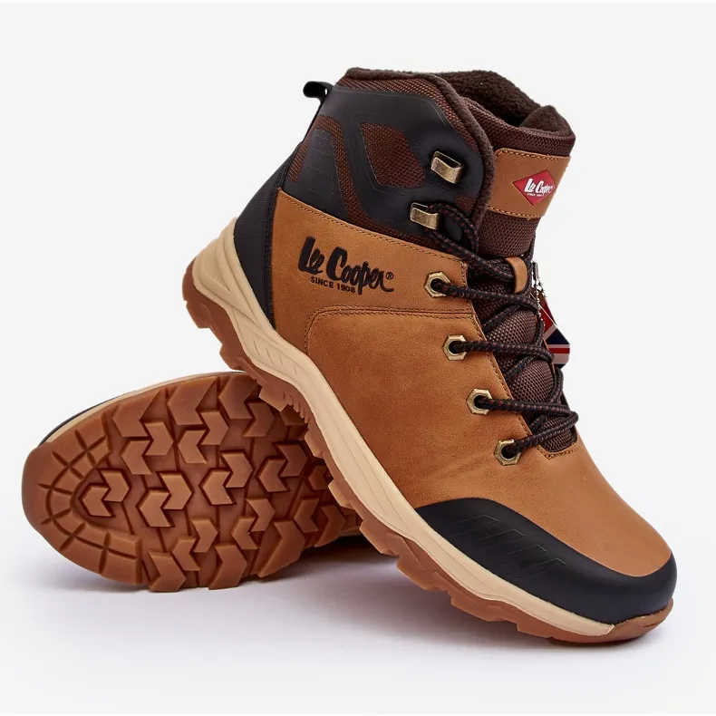 Lee Cooper Chaussures de randonnée Trappers LCJ-23-01-2046M Camel pour hommes brun