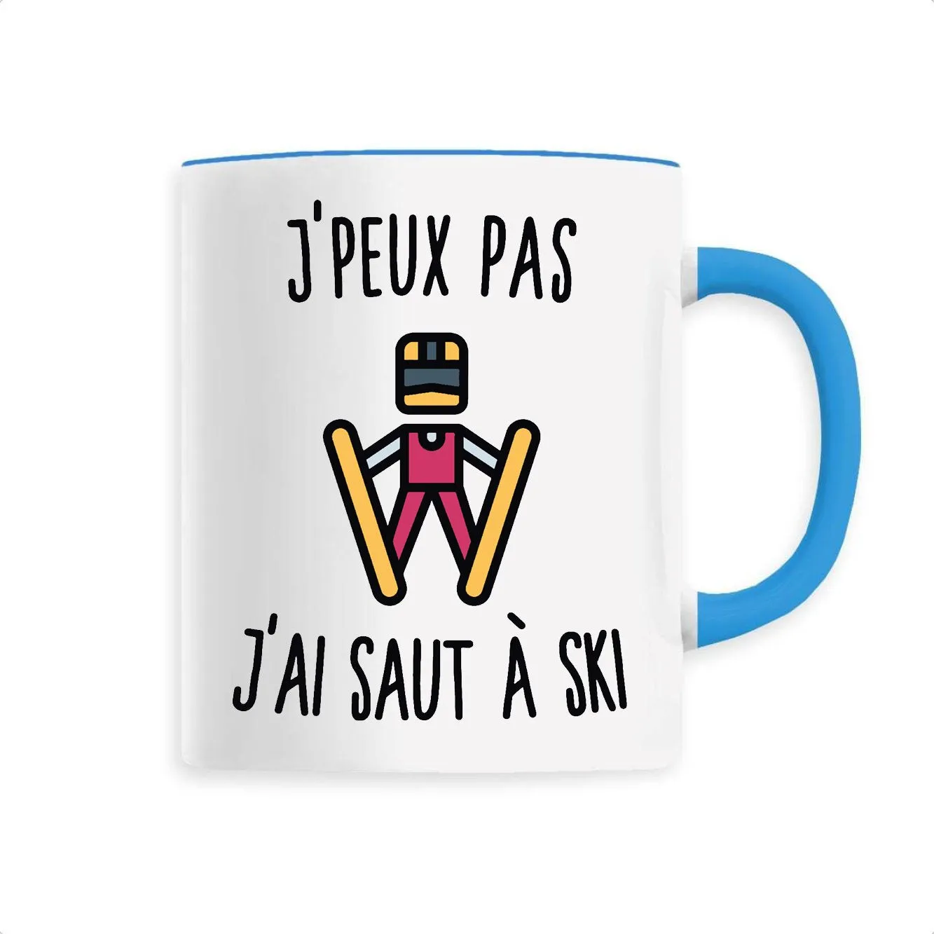 Mug J'peux pas j'ai saut à ski