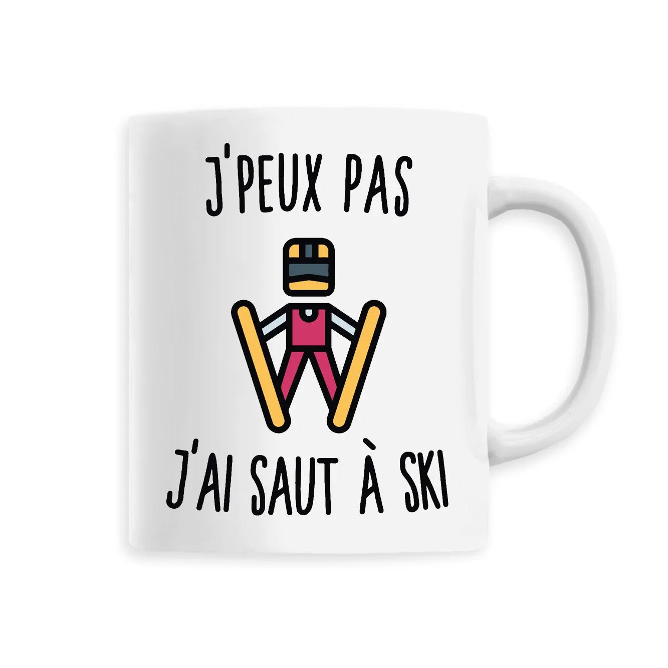 Mug J'peux pas j'ai saut à ski