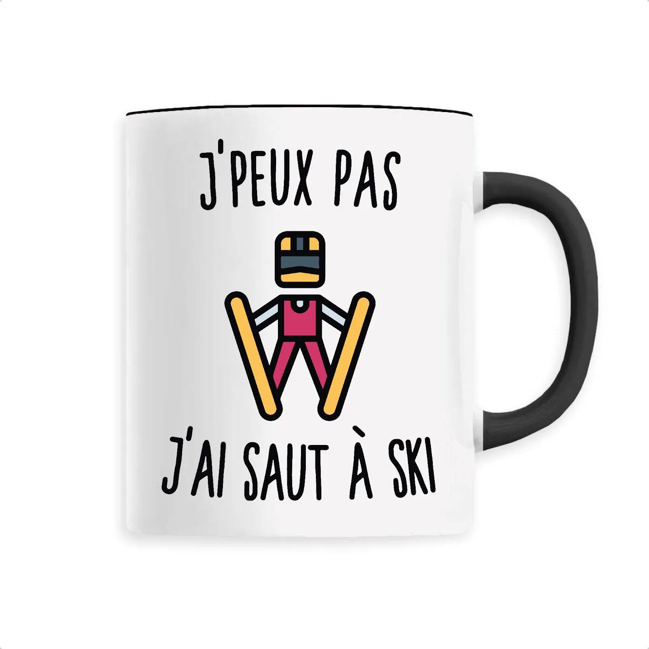 Mug J'peux pas j'ai saut à ski