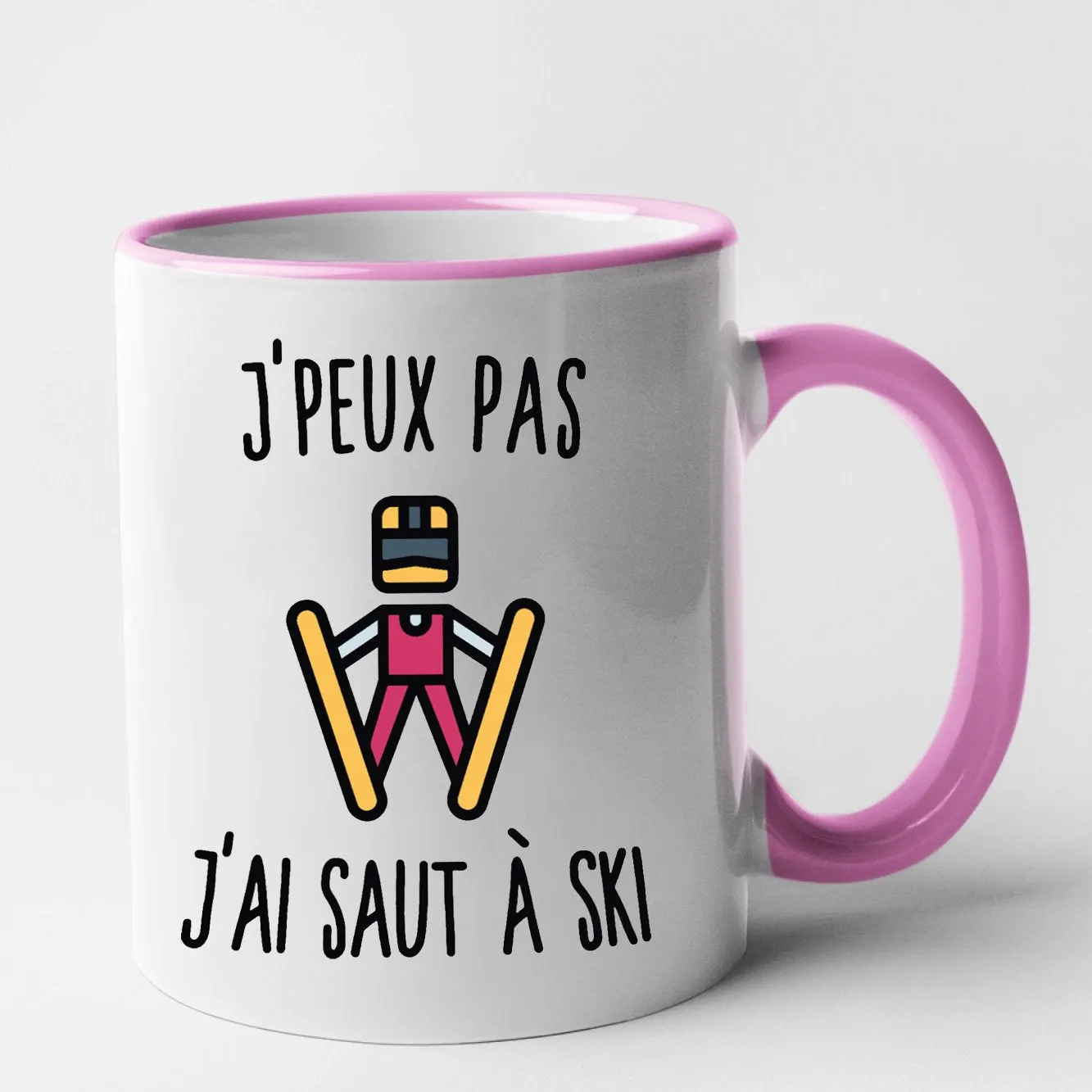 Mug J'peux pas j'ai saut à ski