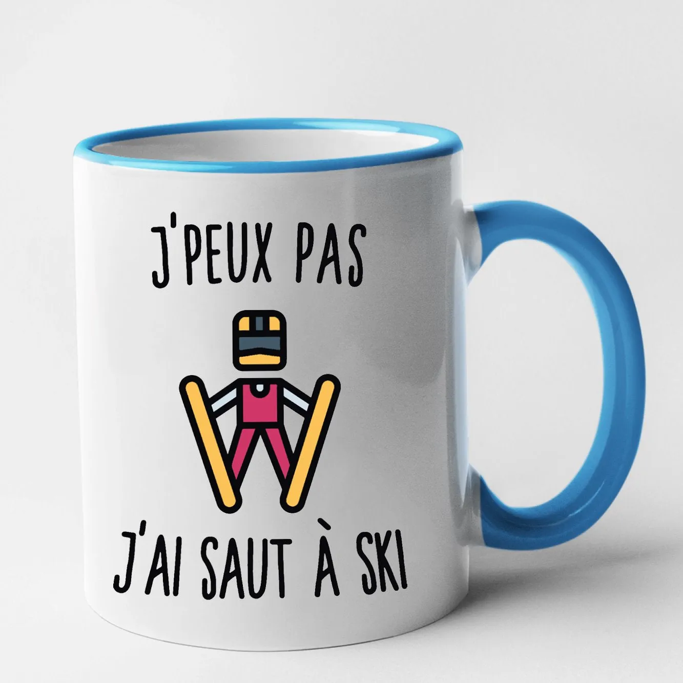 Mug J'peux pas j'ai saut à ski