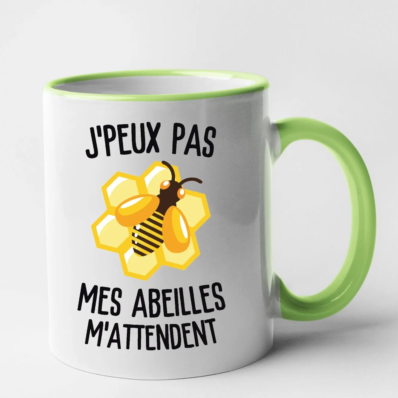 Mug J'peux pas mes abeilles m'attendent