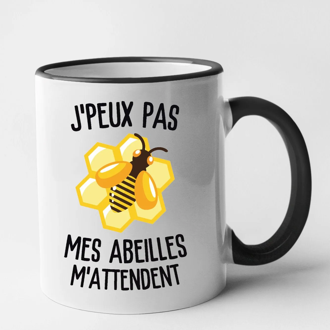 Mug J'peux pas mes abeilles m'attendent