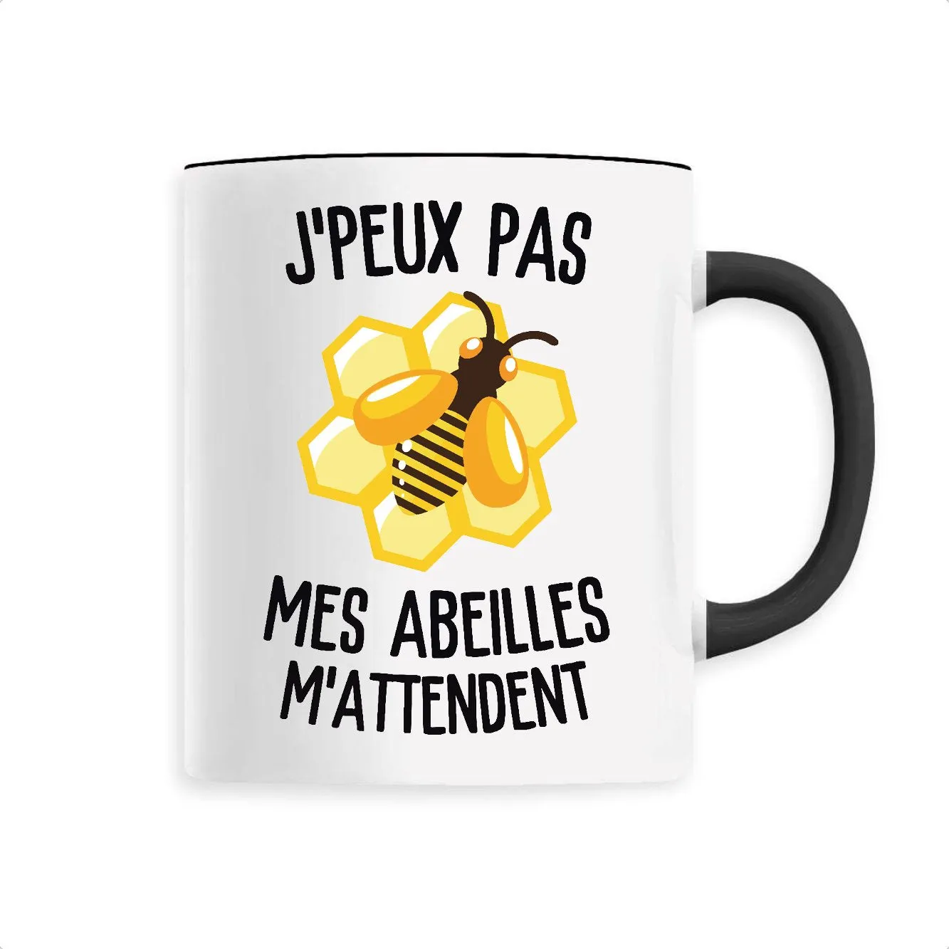 Mug J'peux pas mes abeilles m'attendent