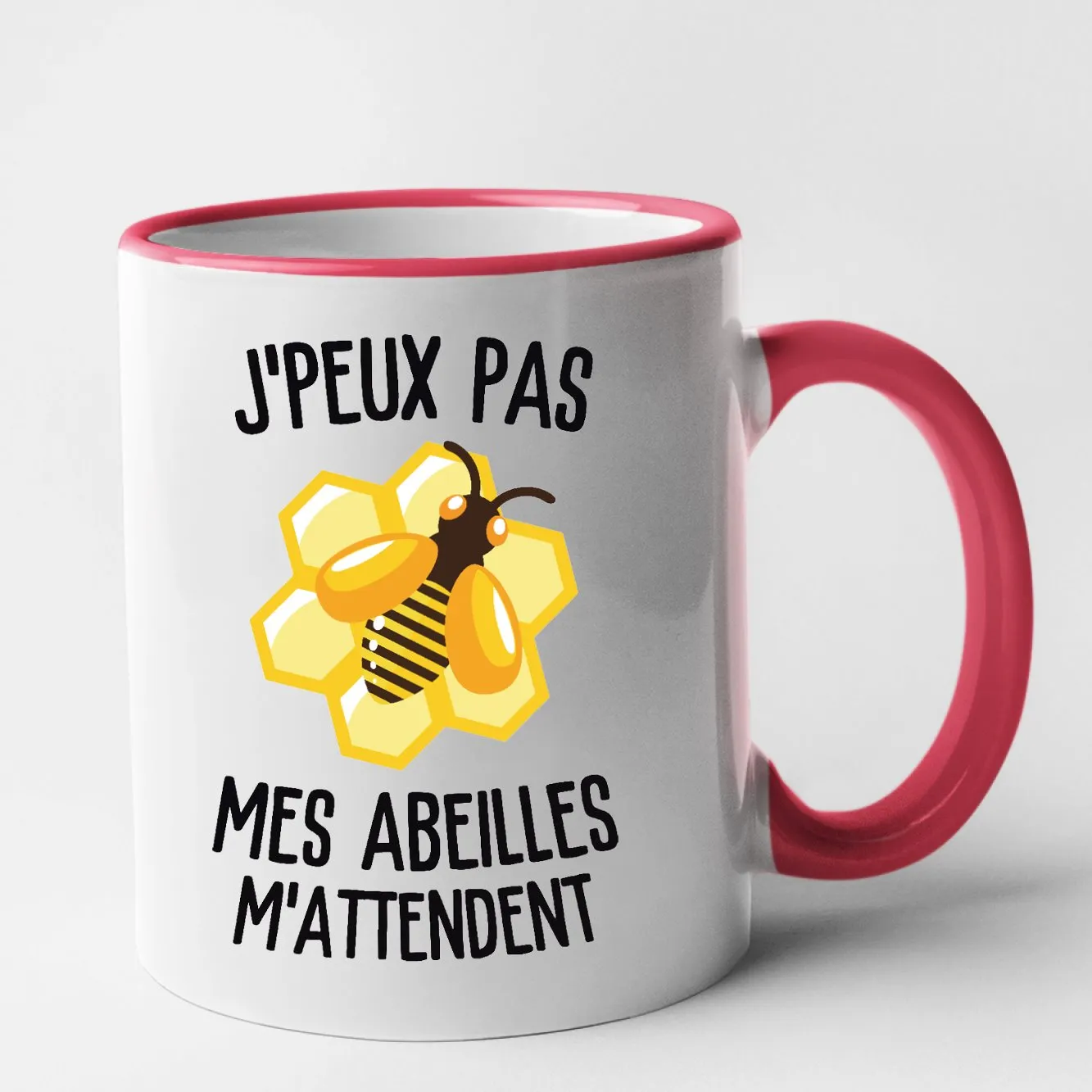 Mug J'peux pas mes abeilles m'attendent