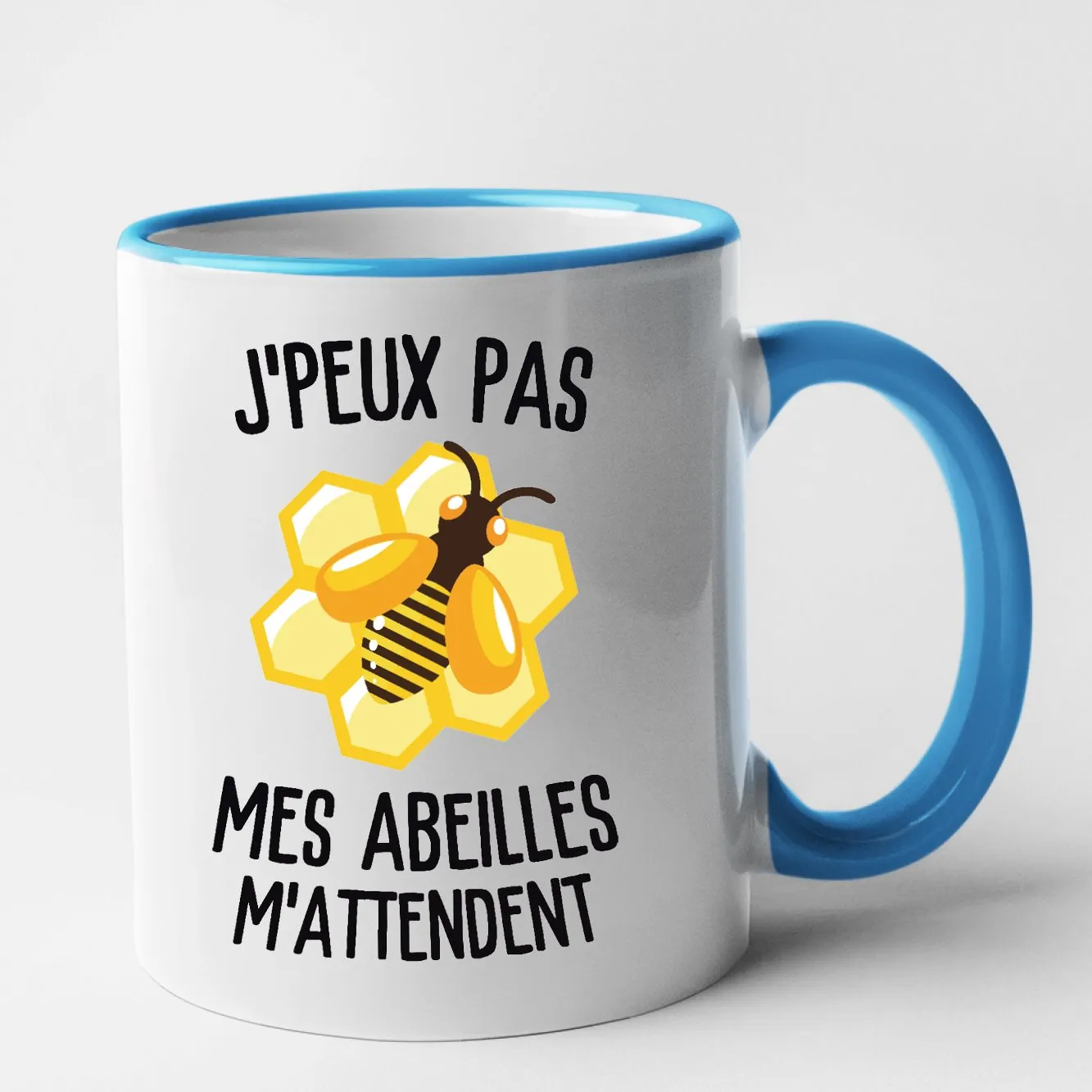 Mug J'peux pas mes abeilles m'attendent