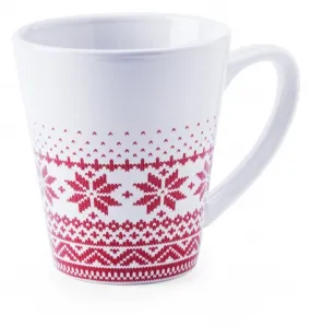 Mug Personnalisable Nuglex en Céramique et à Motif Flocon de Neige