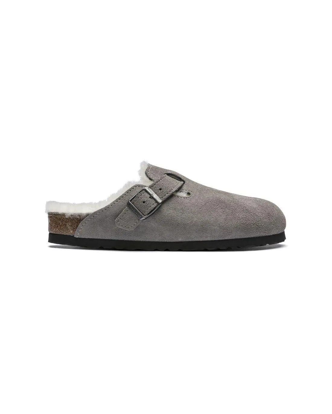 MULES BOSTON SHEARLING STONE COIN - Birkenstock | Chez Maman Rouen