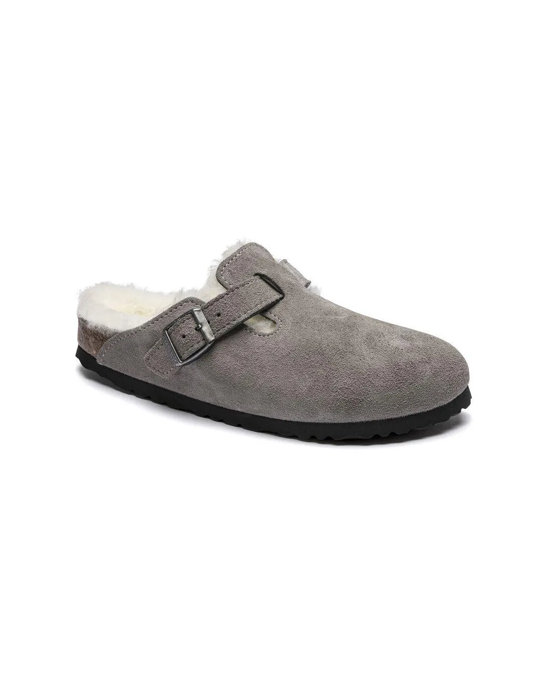 MULES BOSTON SHEARLING STONE COIN - Birkenstock | Chez Maman Rouen