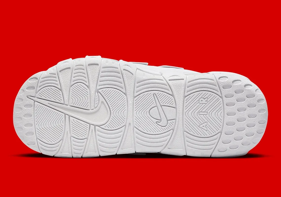 Nike Air More Uptempo Slide White Red