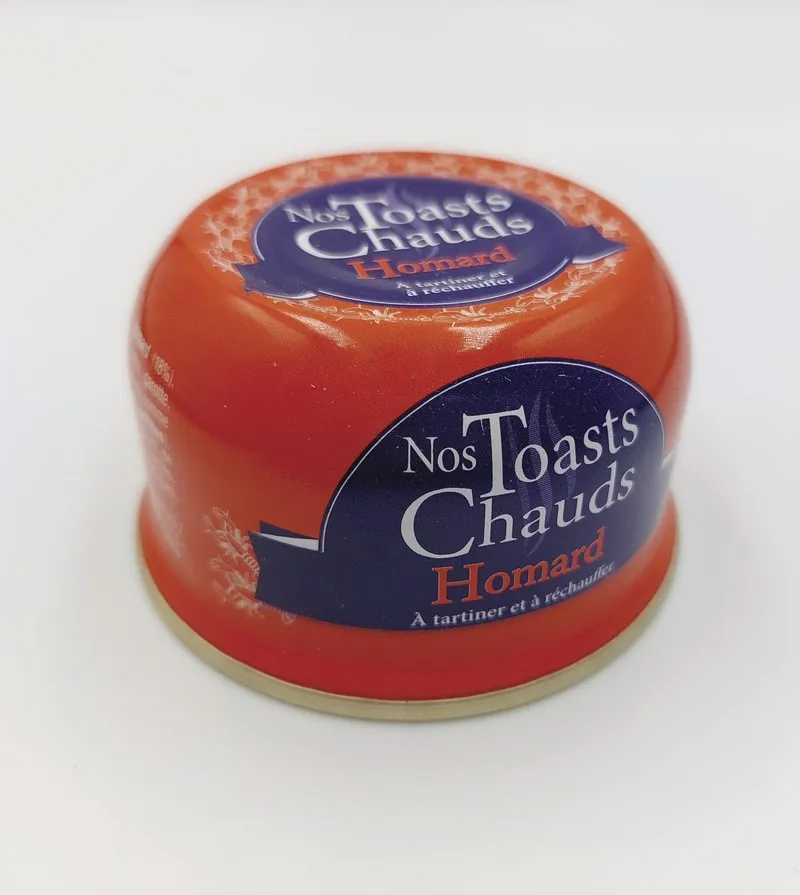 Nos toasts chauds Homard 105g 