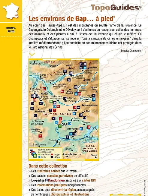 P051 LES ENVIRONS DE GAP A PIED FFRP