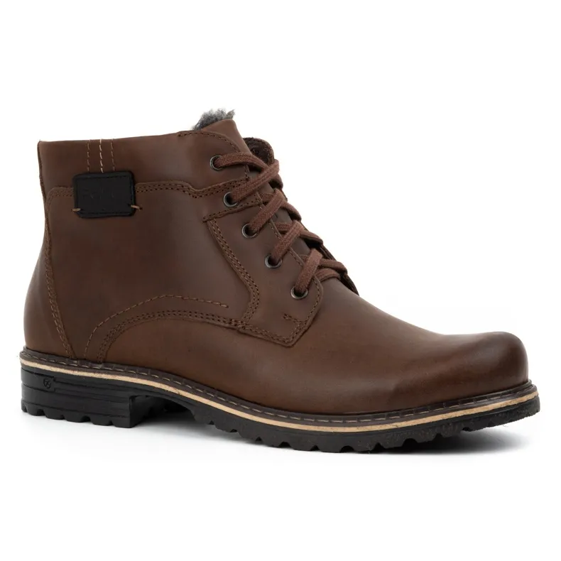 Polbut Bottes de neige homme J35 marron brun