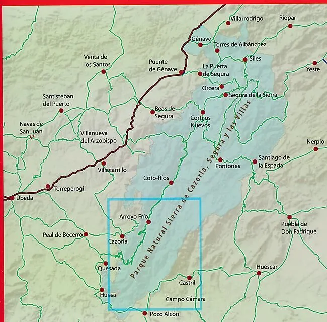 SIERRA DE CAZORLA 1 40 000