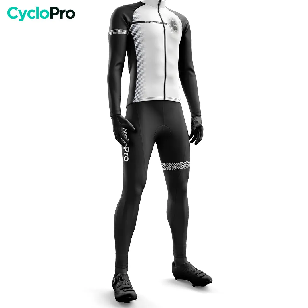 Tenue cycliste hiver Blanche - Eklïps - DESTOCKAGE