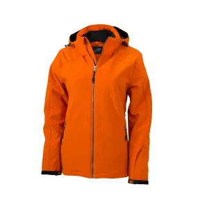 Veste softshell doublée - JN1053 - Orange - Femme - Sports d'hiver - Ski 