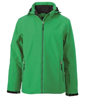 Veste softshell doublée - JN1054 - Vert - Homme - Sports d'hiver - Ski